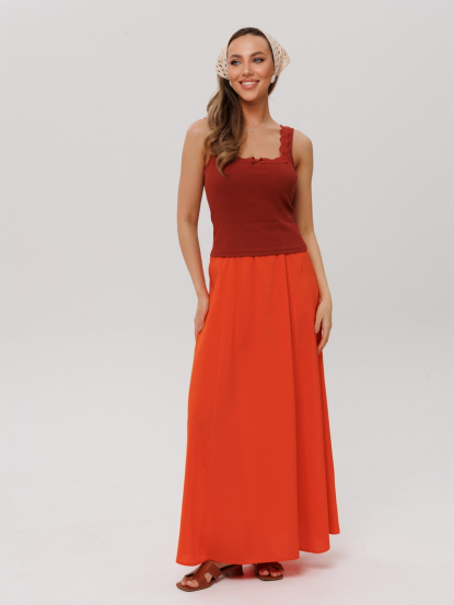 Юбка женская Ю-14/1 (штапель набивной)